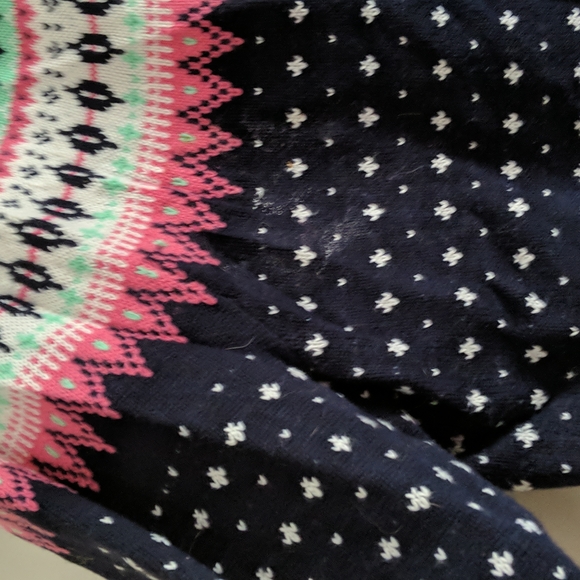 Talbots Fair Isle Cardigan Sweater - Picture 8 of 9